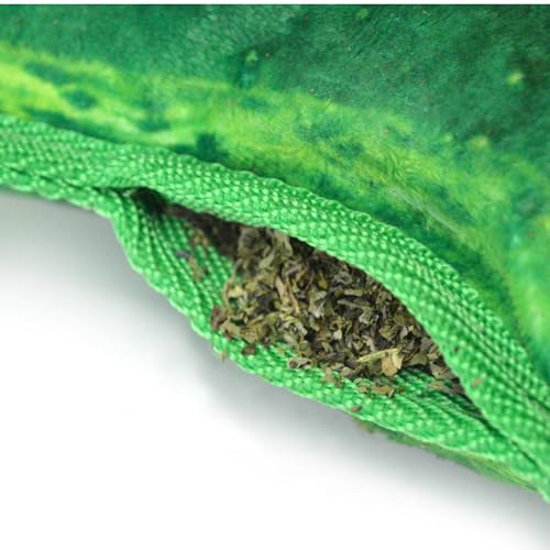 Image of Doggijuana Dill Pickle & Chicken Wing Dog Toy Bundle | 2 Pack, Squeaky | Refillable squeaky plush dog toy + organic calming catnip; eases anxiety, stress & storms; drug-free, hand-harvested
