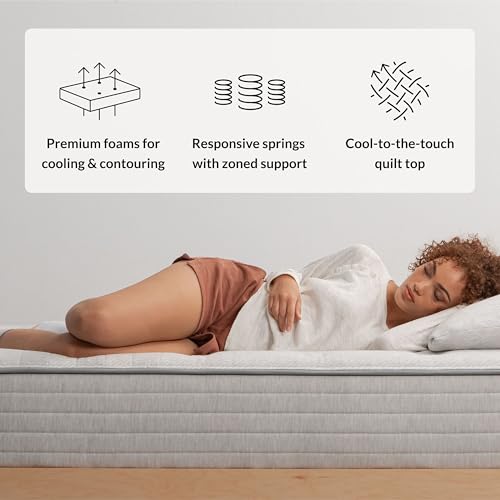 Image of Leesa Studio Chill 12 inch Mattress, Queen, Enhanced Cooling /CertiPUR-US Certified Foam / 120-Night Trial
