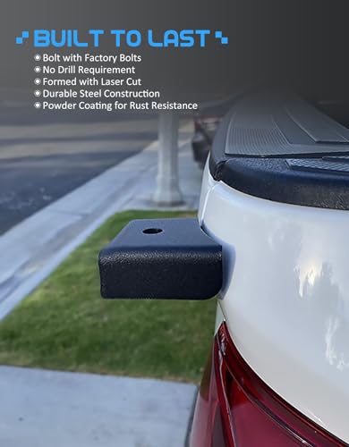 Image of Tacoma CB Antenna Mounts, 1 Pair, 3RD Gen Tacoma | Tailgate Bed Accessories, Whip Light Led Pods Mounting Bracket, Flag Holder, Compatible with Toyota Tacoma 2016-2023