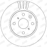 Bremsscheiben Satz, Scheibenbremsen, Bremsscheiben: TOYOTA AYGO (_B1) 1.0 GPL (KGB10), TOYOTA AYGO (_B1) 1.4 HDi (WNB10), TOYOTA AYGO (_B1) 1.0 (KGB10), CITROËN C1 (PM, PN) 1.4 HDi, CITROËN C1 (PM, PN) 1.0, PEUGEOT 107 (PM, PN) 1.4 HDi