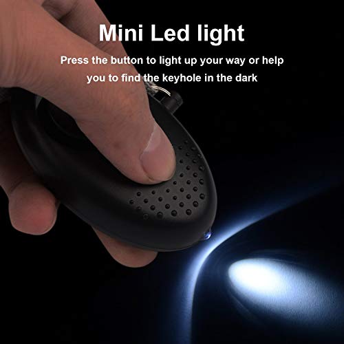 3 Pezzi-Allarme personale,130dB Portachiavi per