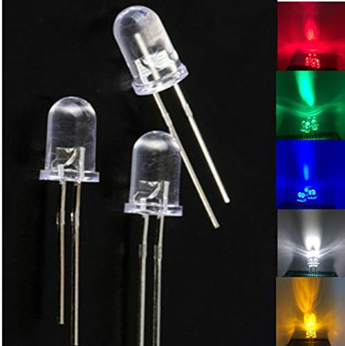 Miniatura 5 de Laliva - Lámpara de diodo LED (0.197in, 0.197in, luz amarilla, luz UV, 0.197in, luz amarilla)