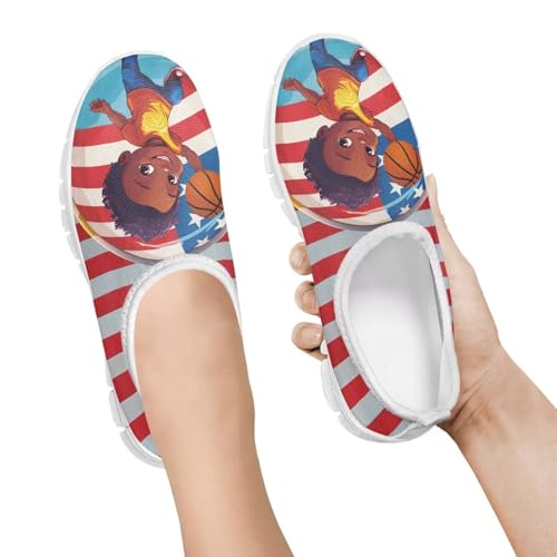 Kids Boys Girls Wide Barefoot Shoes Lightweight Slip-On Baby First Walker Sneakers Soft Anti-Slip Shoe for Party Size 11-15 White Sole3