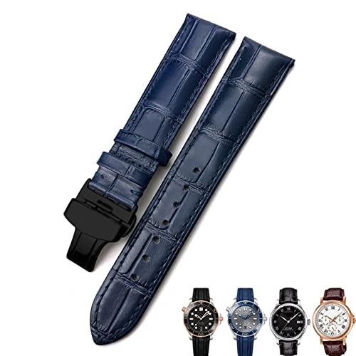 Bracelet de montre en cuir véritable pour rehausser votre Omega Seamaster 300 au quotidien