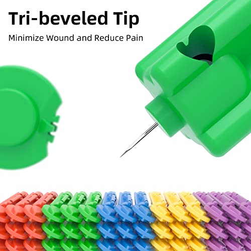 image for Metene Twist Top Lancets for Lancing Devices, 310 Count, 30 Gauge Lanc