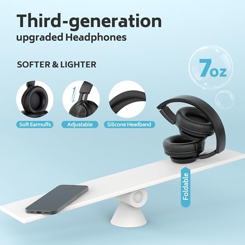 Image of AILIHEN Classroom Headphones Bulk 10 Pack - Wired Headphones for Kids for School, K-12 Students Online Learning and Testing, HD Microphone and 3.5mm Jack for Tablet, Computer, Chromebook (Black)