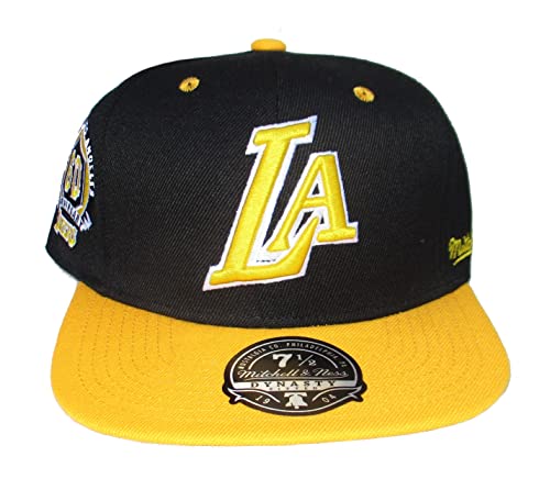 Mitchell & Ness Gorra Los Angeles Lakers 60 Aniversario Talla 7 1/2 miniatura 2