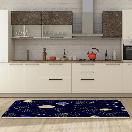 Tapete de cocina para pasillo y cuarto de lavado VAPOKF diseño de luna 3