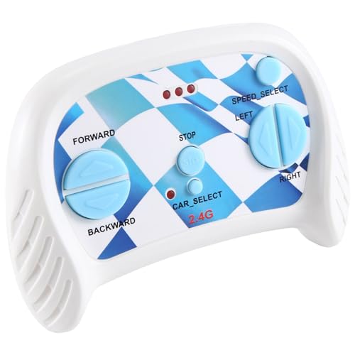 Verklsfuly Voiture Électrique pour Enfants 2,4 G Bluetooth Télécommande, pour Enfants Pièces de Rechange de Véhicule Électrique Accessoires Contrôle Bleu