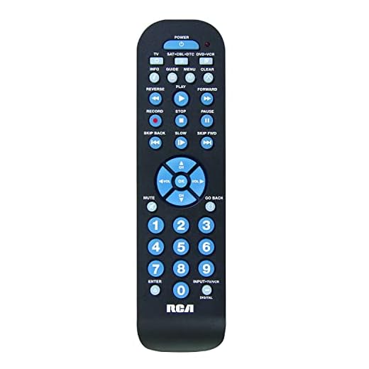RCA 3-Device Universal Remote Control Platinum Pro, Easy Setup, Long Range IR, Replaces And Consolidates Most Major Remote Brands