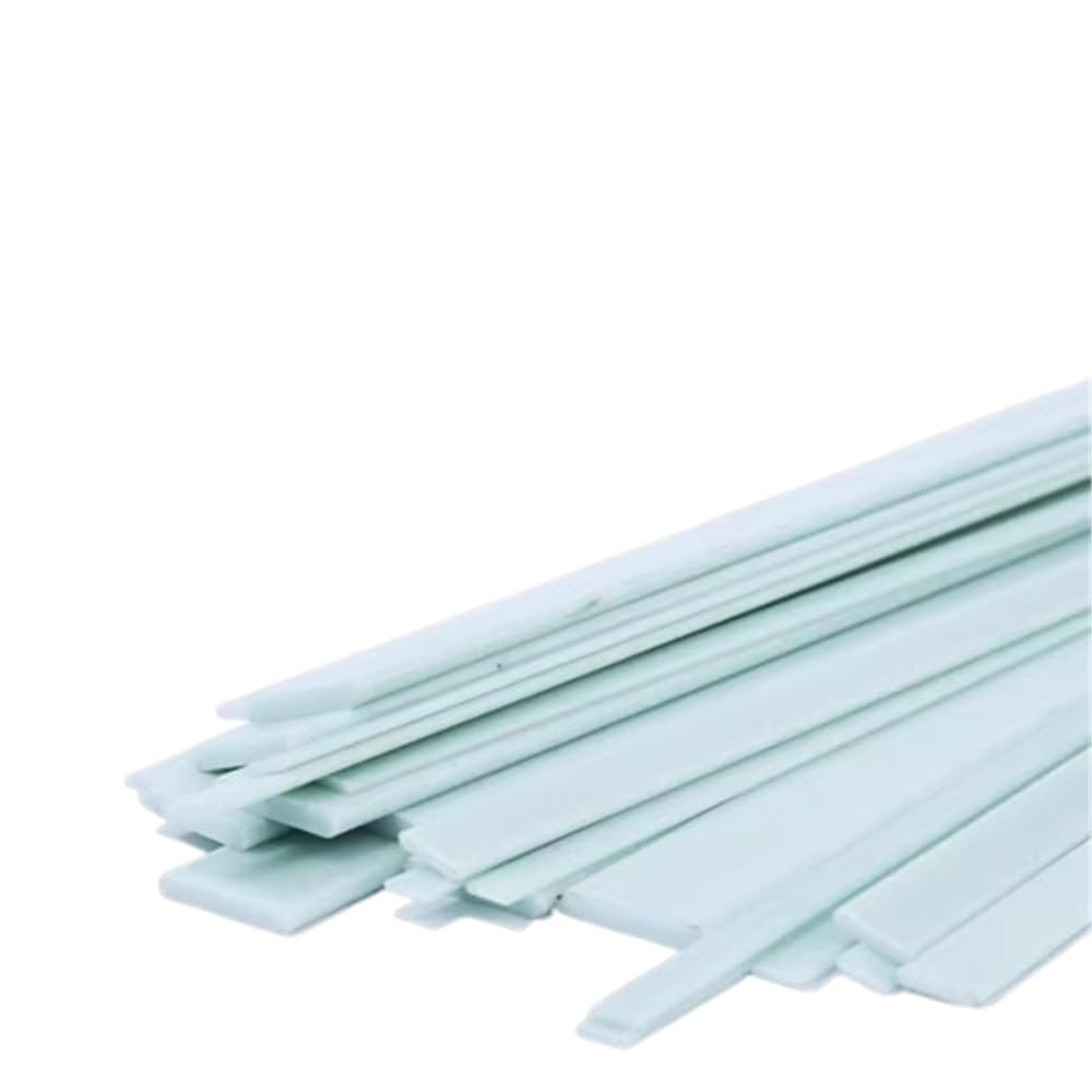 Asta in fibra di vetro da 4 pezzi, striscia piatta in fibra di vetro pultrusa da 500 mm di lunghezza, asta in fibra di vetro da costruzione leggera for asta for aquiloni(4x20x500mm)