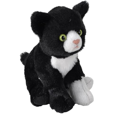 Wild Republic Eco Tuxedo Cat Plush Toy Cover