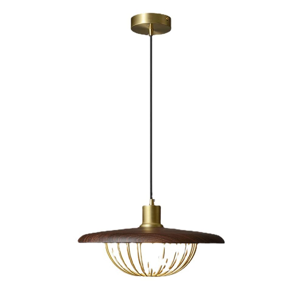 Lampe suspendue rustique en grain de bois : l'éclairage élégant contre la grisaille intérieure