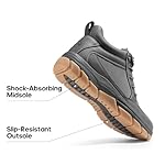 NORTIV 8 Men's Hiking Boots Lightweight Fashion Casual Chukka Ankle Boots Elevation - Image 3
