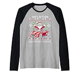 Inflation Weihnachtspulli Geldabhebungen Raglan