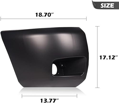 Vista 37 de PIT66 Tapas de parachoques y luces antiniebla, compatibles con Chevy Silverado 1500 07-13