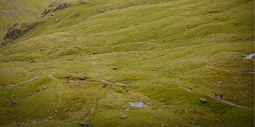 Inov-8 Mens Roclite G 350 - Waterproof Hiking Shoes - Lightweight, Breathable - Graphene Grip - Vegan - Black/Blue 12 M US4