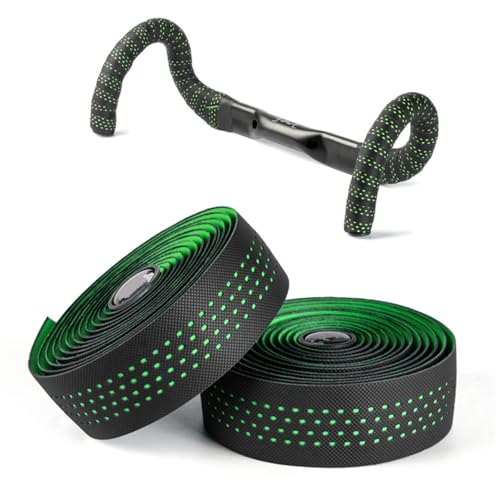 Rubans de guidon de vélo de route en mousse EVA absorbante avec bouchons inclus