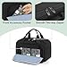 CURMIO Carrying Case Compatible with Brother P-Touch PT-D220/PT-D210 Label Maker, Portable Storage Holder Organizer Bag for Label Printer Machine, Label Tape, AC Adapter, Battery, USB Cable, Bag Only
