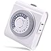Philips 24-Hour Indoor Plug-in Mechanical Timer, 2 Polarized Outlets ...