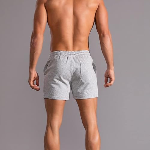 Leige Training Shorts Men Gym Shorts Elastic Waist Drawstring Fitness Clothes Men Breath And Cool Sports (Color : Black, Size : Xl Code) #TOP3