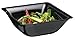 Solia PL20293 Salad Bowl, 30-Ounce Capacity, 6-25/64" Length x 6-25/64" Width x 2-3/16" Height, Black (Case of 100)