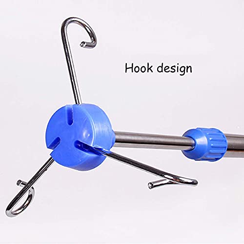 Support de perfusion en acier inoxydable durable pour blocs opératoires - 4