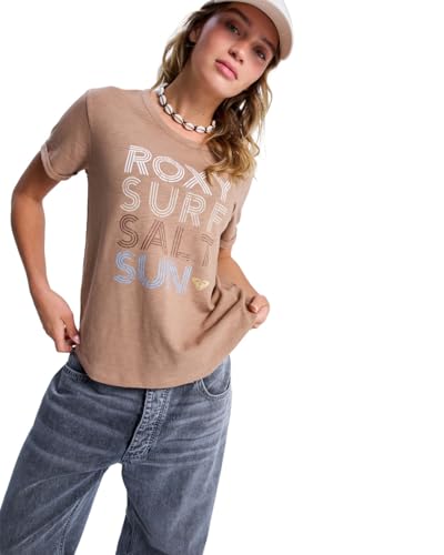 Bild: Roxy Vl Oceanwave Regular - T-Shirt - Frauen - M - Braun. f�r 15,00 EUR (-40%) statt 25,00 EUR bei amazon.de