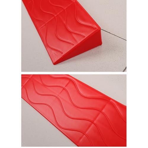 Rampa para silla de ruedas Threshold, rampa con superficie texturizada antideslizante, apta para carros, escalones y bordillos (Gris, 100 x 20 x 9 cm) miniatura 5