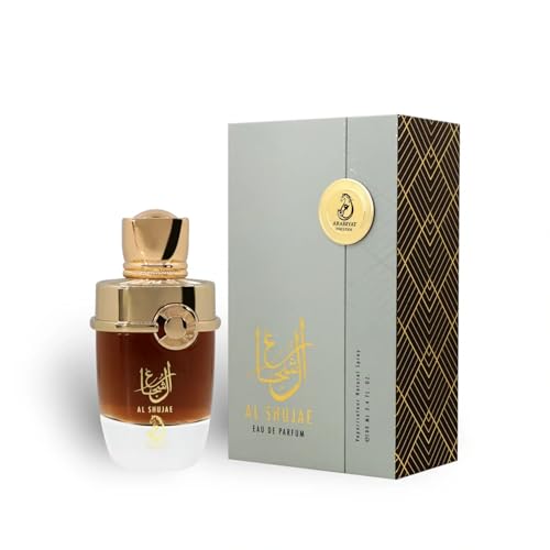 Arabiyat Prestige Al Shujae Eau de Parfum 100ml, Luxury Oriental Woody Spicy Perfume, Long Lasting Intense Unisex Fragrance