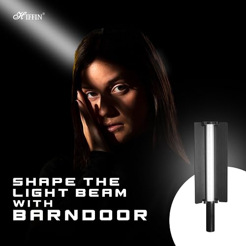 HIFFIN (HF-600 RGB) Portable Light Wand Handheld RGB LED Stick Light for Photography, 2500K-9900K Adjustable, 24 Fx Light Effect, Power 24W, Barndoor, 5200mah in Built Battery - Image 6