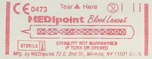 Medipoint Stainless Steel Lancet, 200 Count #TOP15