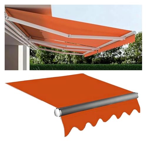 TAIPINGOZ Toldo Manual, toldo retráctil, Toldo de poliéster Resistente for Puertas y Ventanas de Patio, Parasol, Refugio for Exteriores, jardín, sin Brazo telescópico.(2x1.5m)