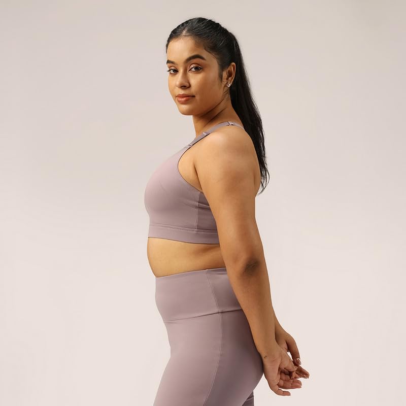 Image of BlissClub Women Nylon Blend The Ultimate Support Sports Bra | Detachable Straps | High