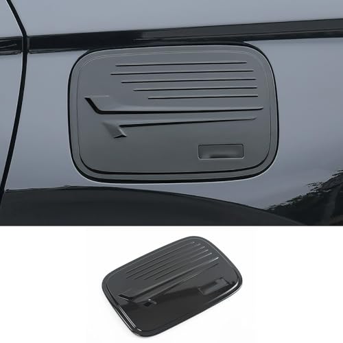 Auto Parts Compatible with Honda CR-V CRV 2025 2024 2023Gas Fuel Tank Cover Trim (Glossy Black) ABS 1PC