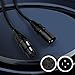 Czgor DMX Cable 6.5 ft, 10 Pack Flexible 3 Pin XLR Male to Female Cable Wire for Stage Lighting Signal XLR Connection Stage Light Wire for Par Light Moving Head Spotlight Input & Output