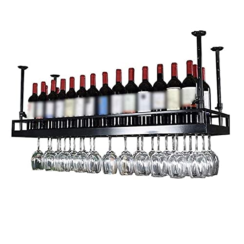 Porte-bouteille de vin suspendu pour libérer de la place sur le plan de travail - 2