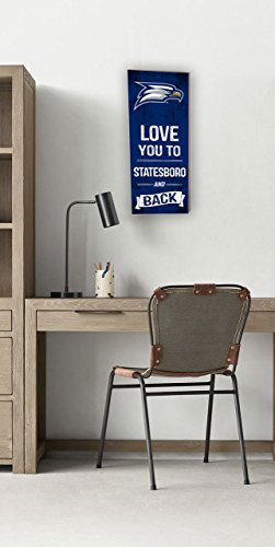Kh Sports Fan 7"X18" Georgia Southern Eagles Love You To College Logo Plaque #TOP1