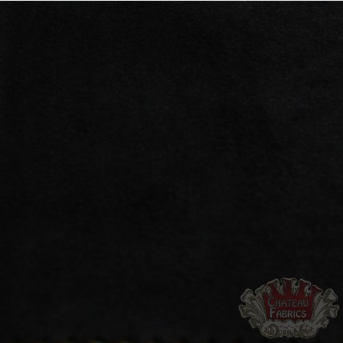 Suede Microsuede Upholstery Fabric-Black- 58