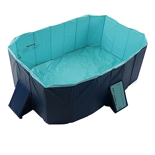 Yinhing Piscina Plegable para Niños y Adultos Piscina de Baño de Gran Tamaño para Diversión Al Aire Libre 0,6 M / 5,25 Pies Diseño Inflable de Fácil Instalación para el Hogar y el Jardín para Juegos
