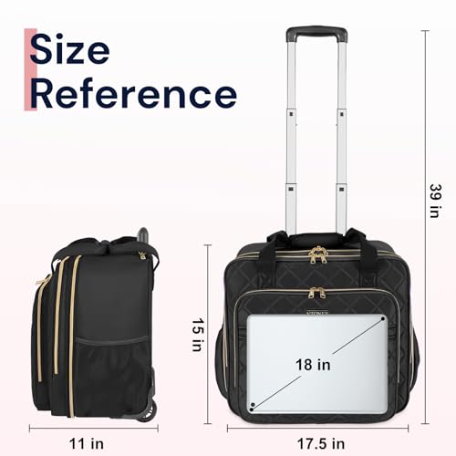 Ytonet Rolling Laptop Bag Women