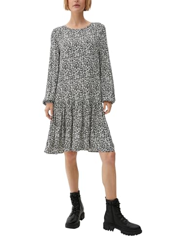 s.Oliver Damen 2120853 Kleid, Schwarz, 44 EU