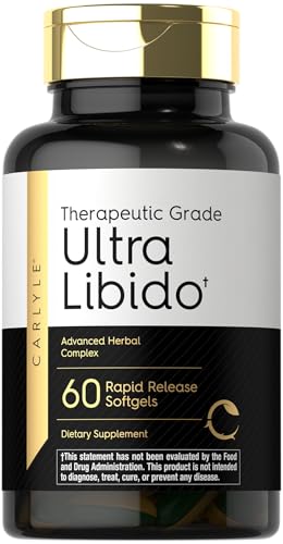 carlyle ultra libido supplement for men  60 softgel capsules  extreme male formula  non-gmo amp gluten free