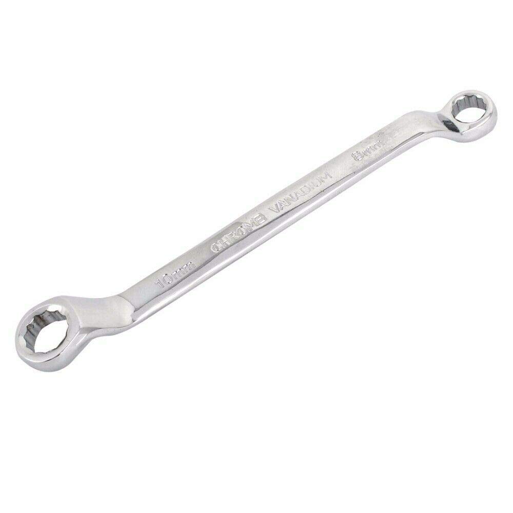 Vogueing Tool Torx Spanner Offset Ring Spanner Metric Double Ring Spanner for Auto Repairing and DIY (13mm x 15mm)
