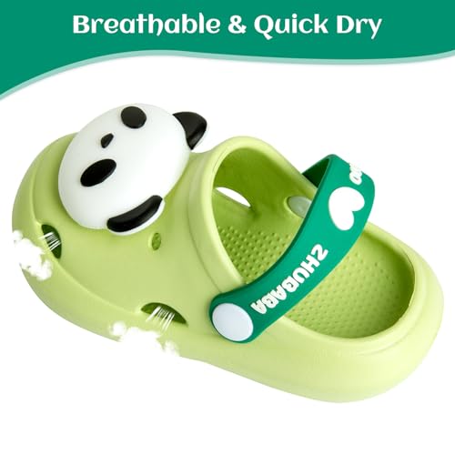 Image of Toddler Little Kids Clogs Slippers Sandals, Non-Slip Girls Boys Clogs Slide Lightweight Garden Shoes Slip-on Beach Pool Shower Slippers