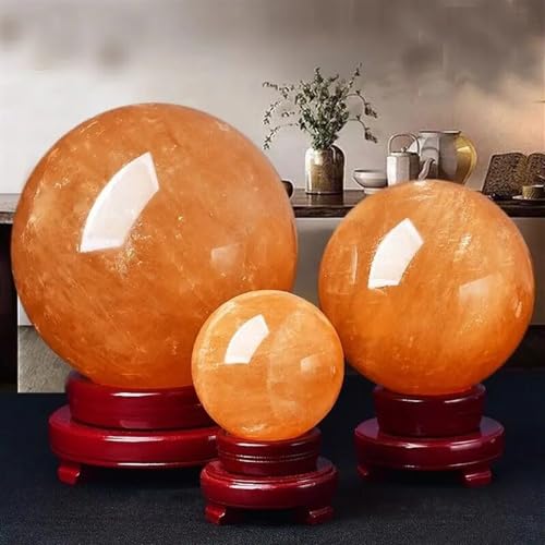 Sphère en quartz de citrine naturelle de qualité supérieure 1.5kg - 2