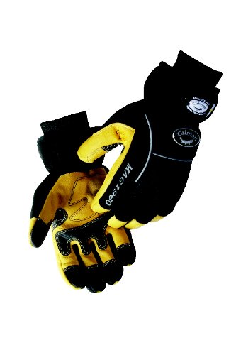 Caiman 2960-5 Large Waterproof Pig Grain Leather Winter Multi Activity Gloves with Heatrac
