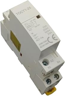1PCS 2P 25A 2NC 220V/230V 50/60HZ Rail Household AC Modular contactor Two Normally Closed