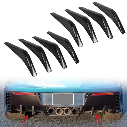 Diffuseur de spoiler arrière Corvette C7 kit carrosserie noir premium - 2