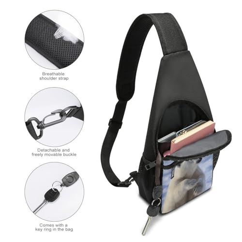 Morrales tipo Sling Bandolera Casual para Hombre y Mujer miniatura 4